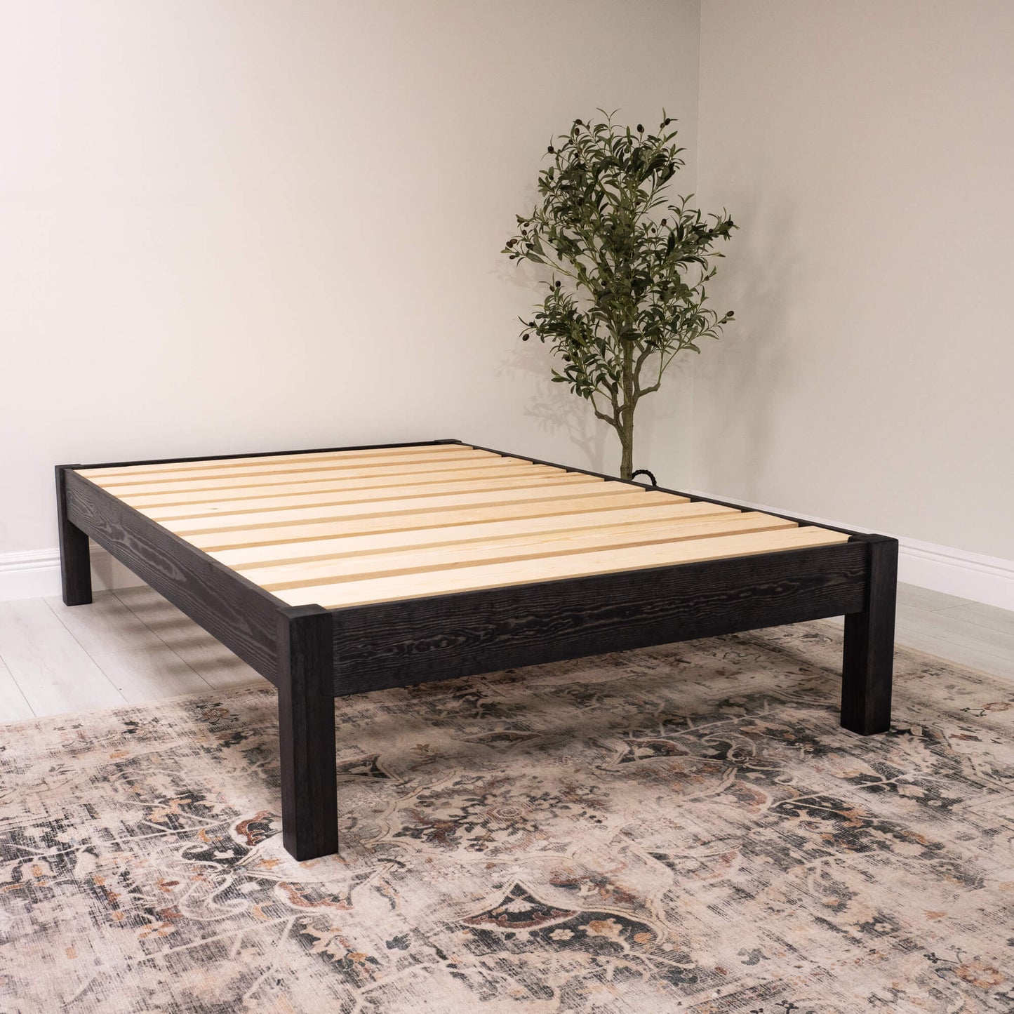 Model 02 - Wooden Platform Bed, No Headboard