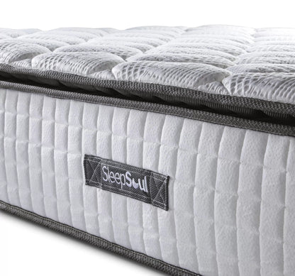 SleepSoul Bliss 800 Mattress and Memory Foam Pillowtop Mattress