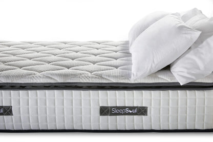 SleepSoul Bliss 800 Mattress and Memory Foam Pillowtop Mattress