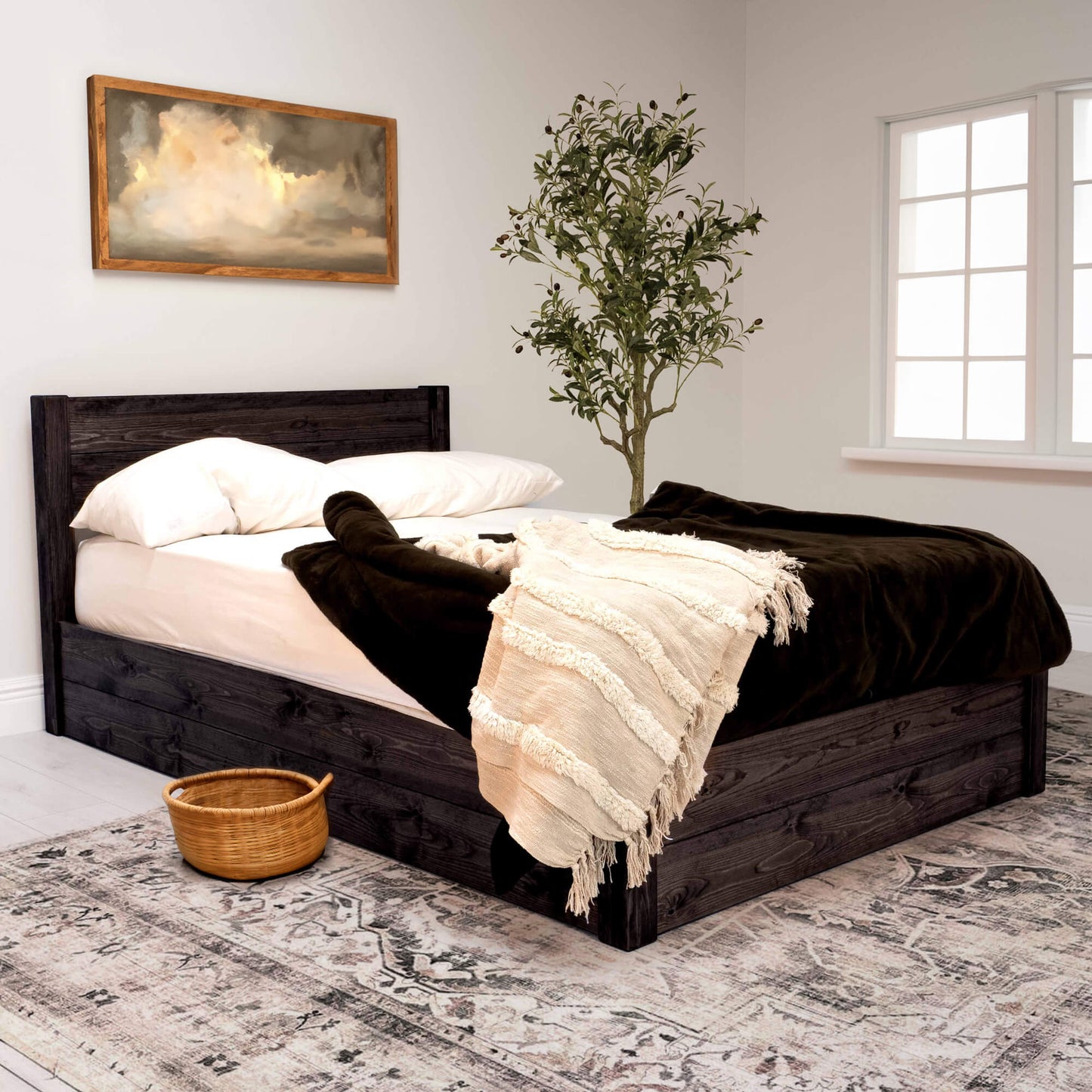 Model 05 - Wooden Ottoman Bed