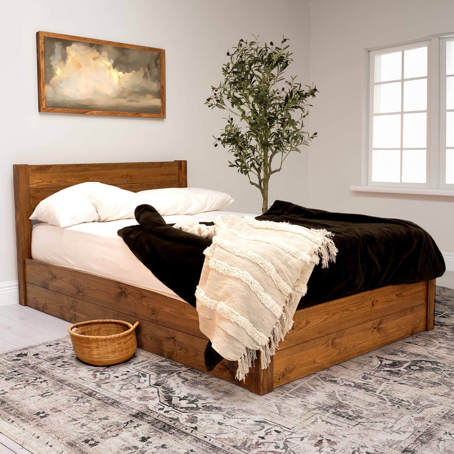 Model 05 - Wooden Ottoman Bed