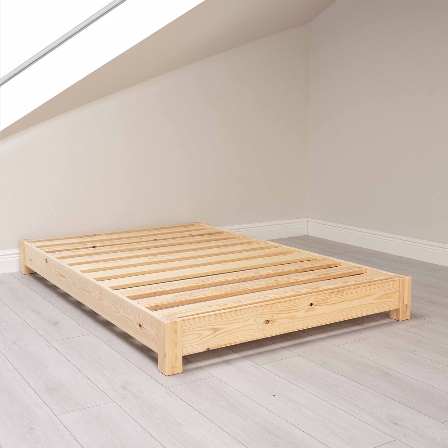 Model 08 - Low Wooden Bed, No Headboard