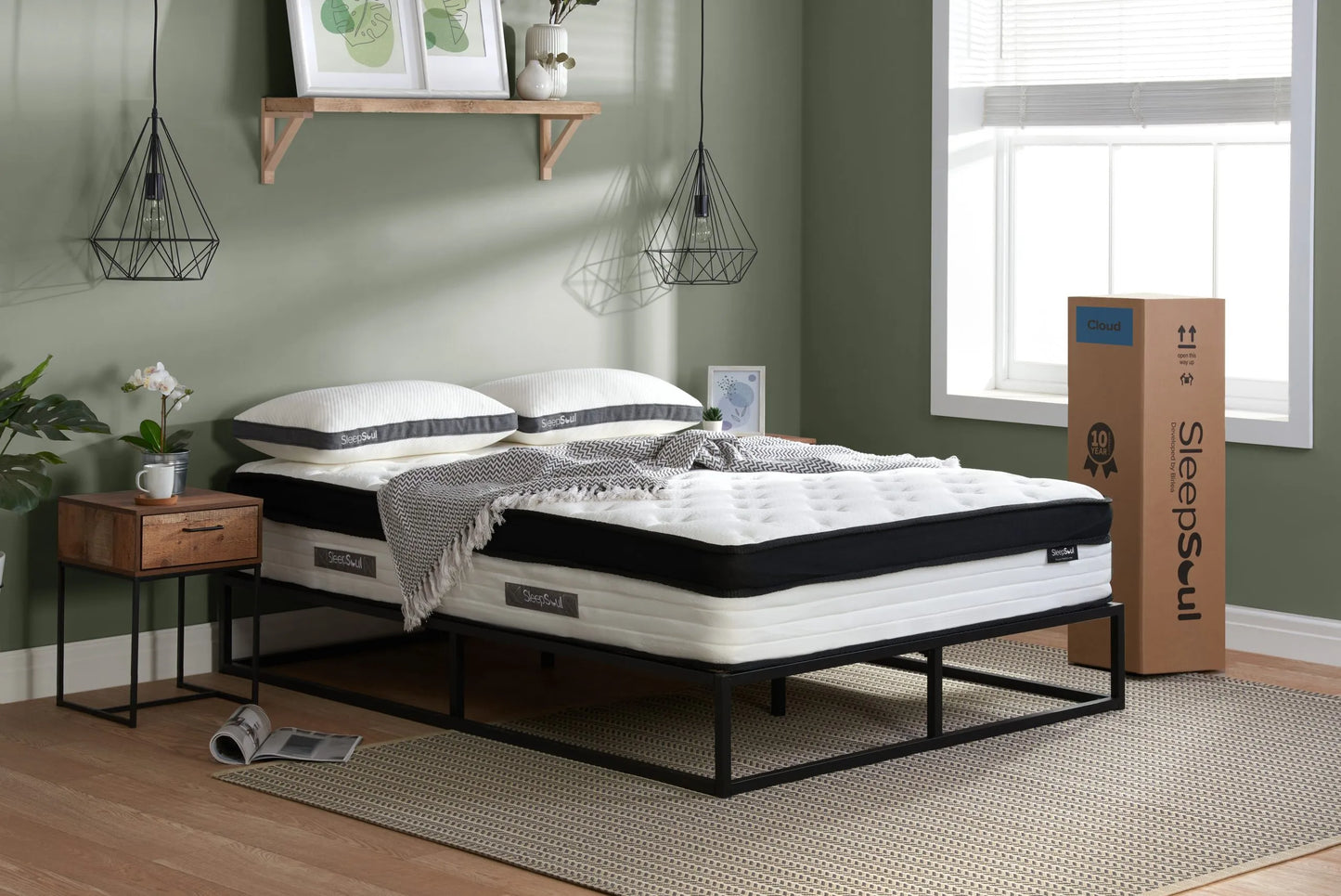 SleepSoul Cloud 800 Pocket Spring and Memory Foam Mattress