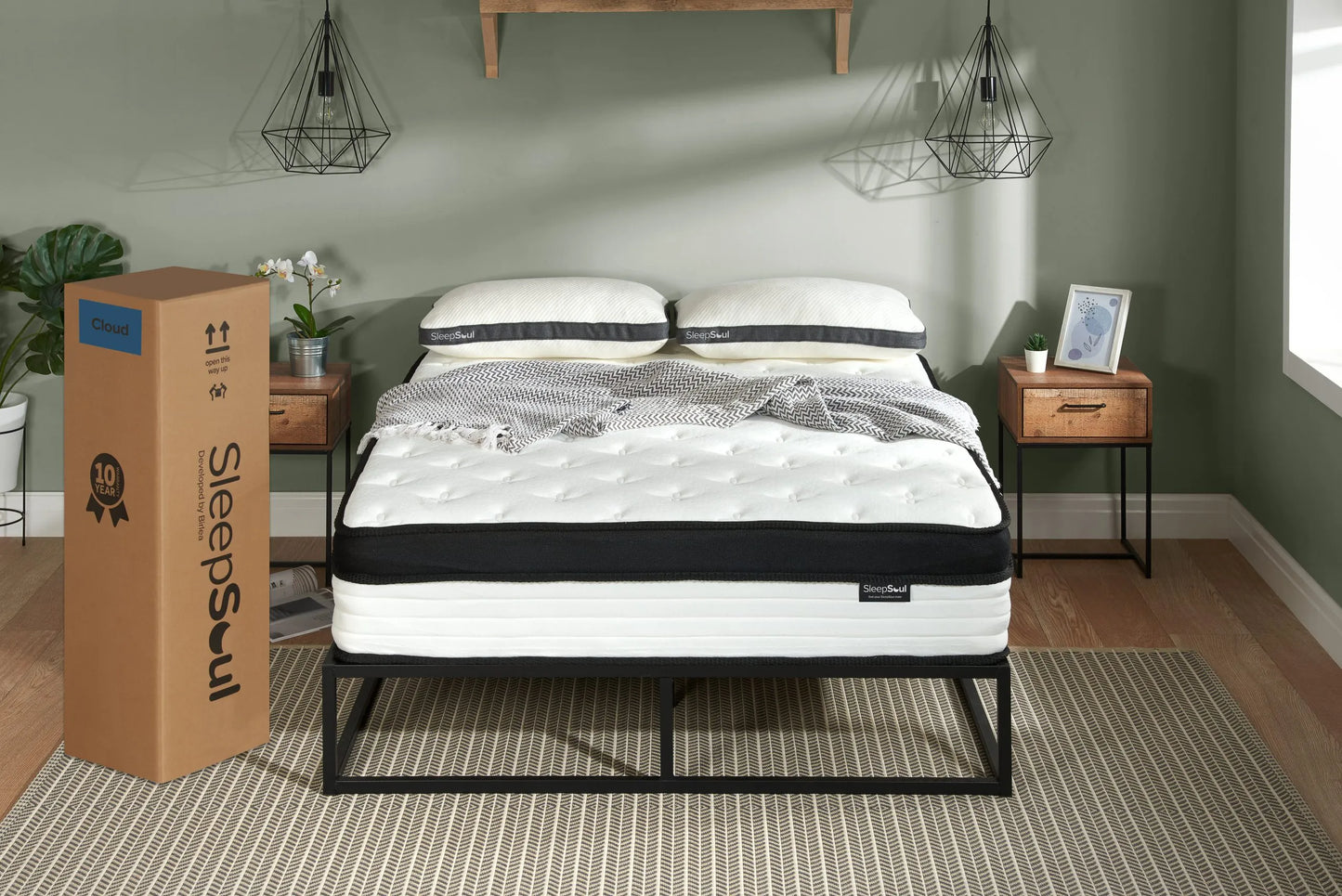 SleepSoul Cloud 800 Pocket Spring and Memory Foam Mattress